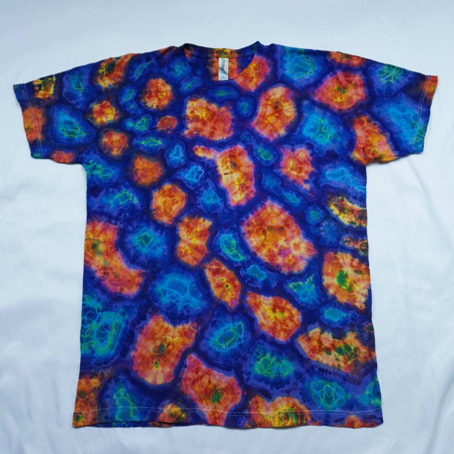 Large Tie-Dyed Tultex 202 Basic T-Shirt