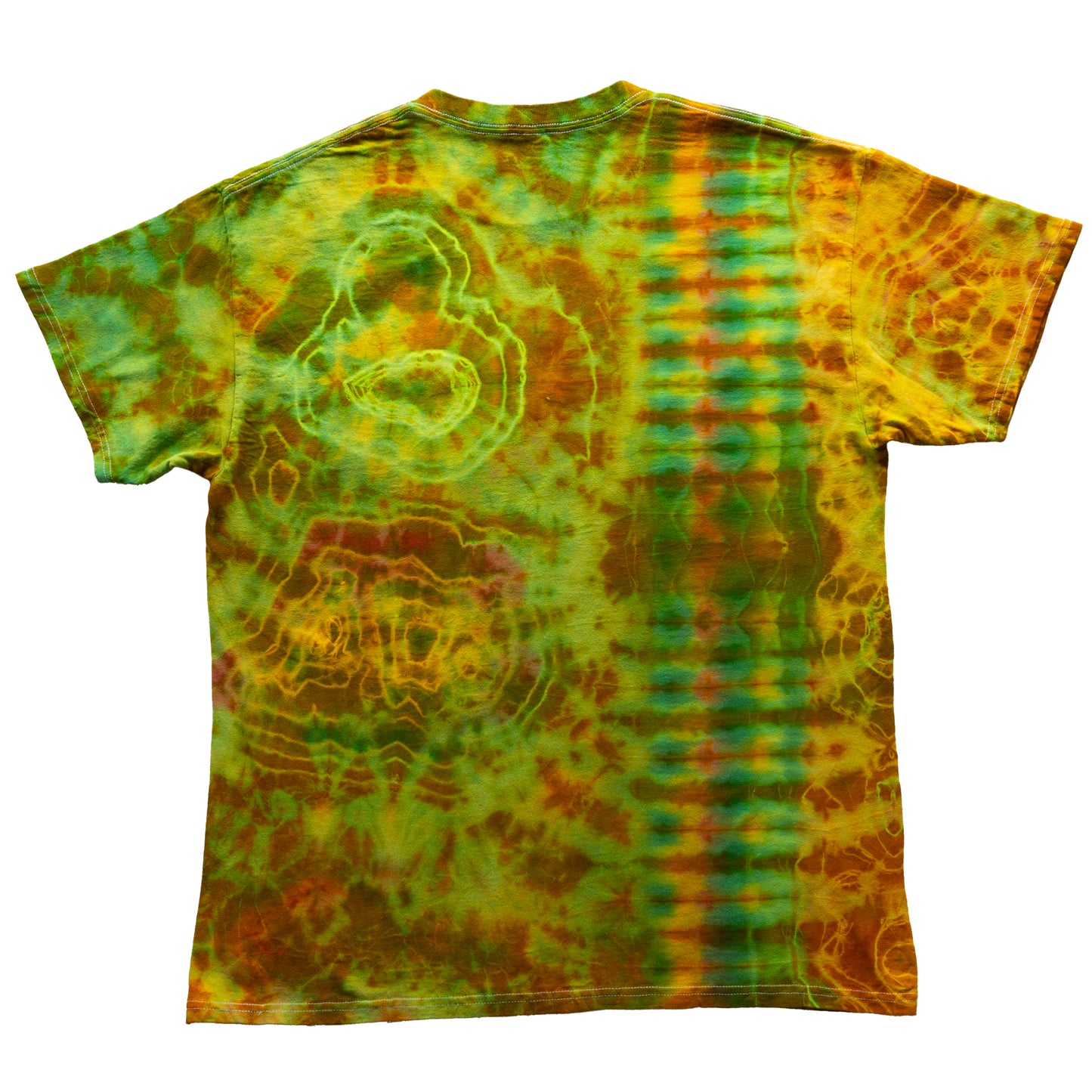 Large Tie-Dyed "Thank You" Skateboard Brand T-Shirt